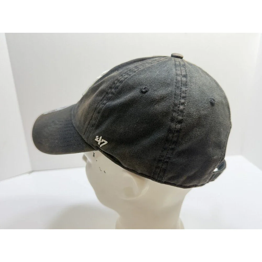 47 Brand New York Yankees MLB Clean Up Adjustable Baseball Cap Hat Black OSFA